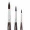 Escoda Último Synthetic Squirrel Travel Brushes - Set of 3, Round
